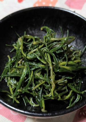 無農薬 オカヒジキ わさびポン酢あえ-レシピのメイン写真