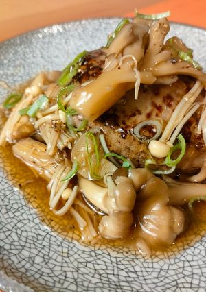 ハンバーグステーキきのこたっぷり餡かけ-レシピのメイン写真