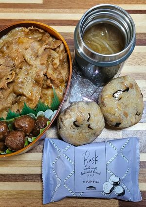 高校生男子お弁当26年2月10日-レシピのメイン写真