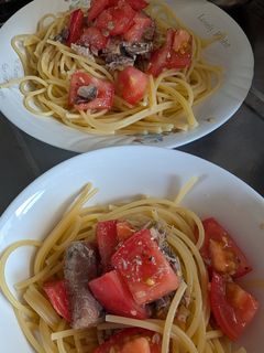 簡単★トマトとサバ缶のアヤソースパスタ-レシピのメイン写真