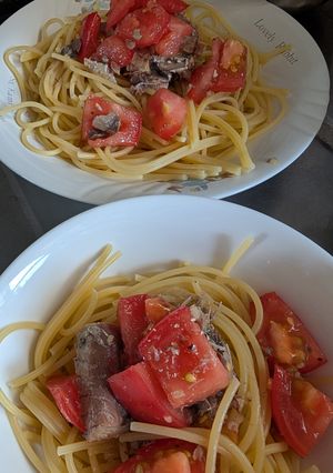 簡単★トマトとサバ缶のアヤソースパスタ-レシピのメイン写真