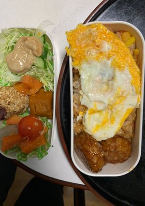 全てレンジ簡単オイチリ味オムライス弁当-レシピのメイン写真