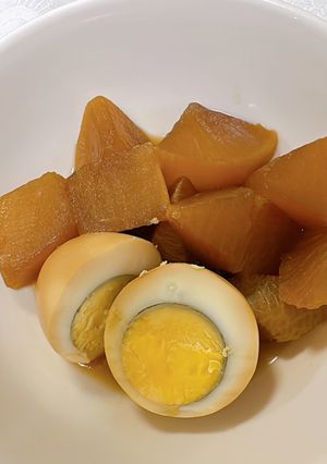 ホットクックで大根と卵のオイスター煮込み-レシピのメイン写真