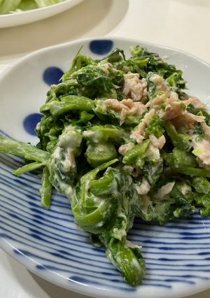 春の。菜の花シーチキンあえ-レシピのメイン写真