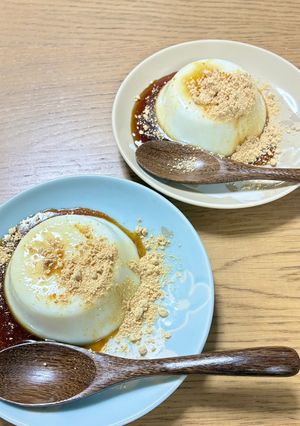 牛乳かんの黒蜜きなこがけ-レシピのメイン写真