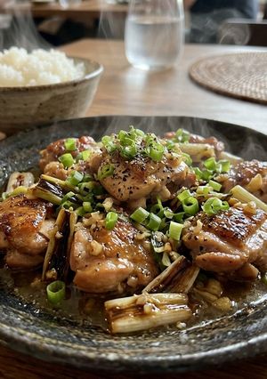 料理人のお墨付き！鶏もも肉のネギ塩にんにく炒め-レシピのメイン写真