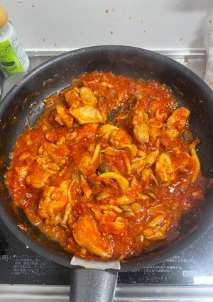 鶏肉のトマト煮-レシピのメイン写真