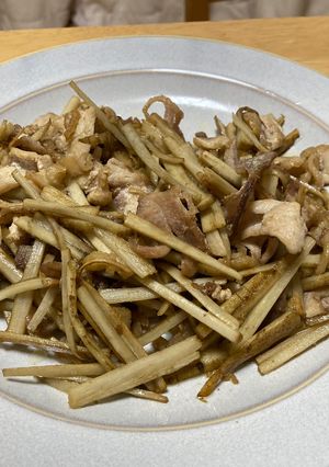 かしわゴボウきんぴら　あっさり味-レシピのメイン写真