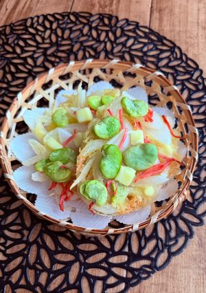 季節野菜の創作かき揚げ🧀のせ-レシピのメイン写真