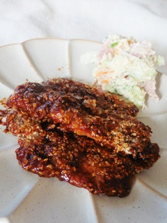 豚肩ロースの胡麻味噌焼き-レシピのメイン写真