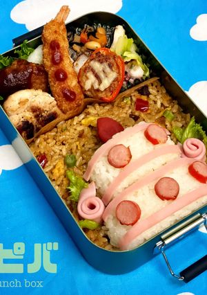 3Dハピバ弁当-レシピのメイン写真