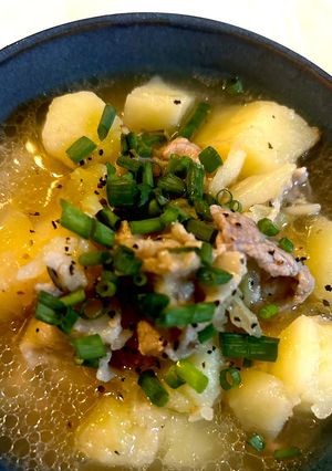 あっさり、ネギ塩肉じゃが。-レシピのメイン写真