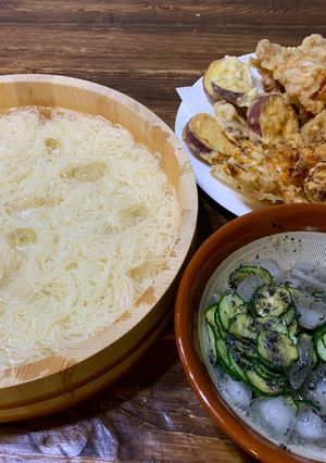 さっぱりつけ汁☆スライスきゅうりゴマだれ-レシピのメイン写真