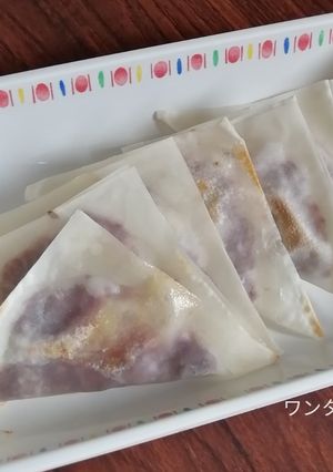 ワンタンの皮でおやつ-レシピのメイン写真