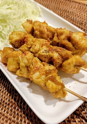 ピーナツバター消費に！鶏胸肉のサテ-レシピのメイン写真