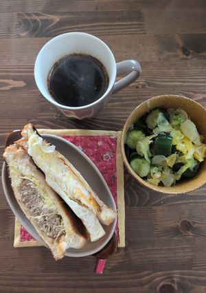 2種類のホットサンド-レシピのメイン写真