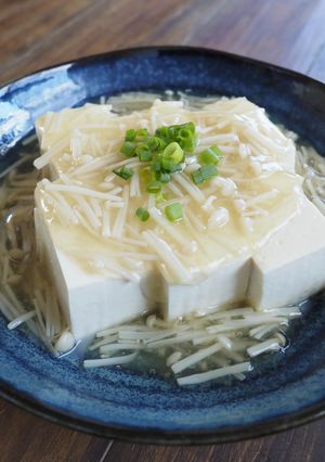 《副菜①》豆腐のえのきあんかけ-レシピのメイン写真
