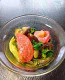 レンジ2分半！トマトなすセロリの南蛮漬け