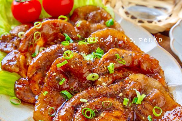 やわらかジューシー！豚の生姜甘酢焼き/お弁当にも