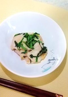 鶏むね肉の大葉炒め-レシピのメイン写真