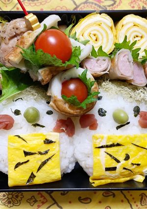 1/31ﾖｯﾁｬﾝ☆鬼おにぎり弁当-レシピのメイン写真