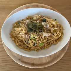 豚シャブ肉の和風パスタ-レシピのメイン写真