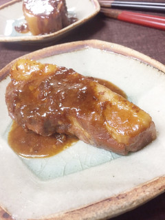 西郷どん黒豚鰹味噌でラフテー-レシピのメイン写真