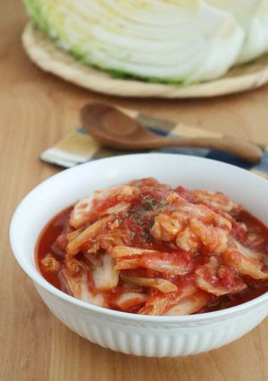 鶏もも肉と白菜のピリ辛トマト煮込み-レシピのメイン写真