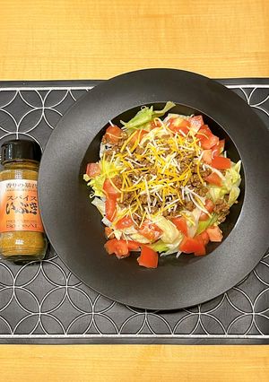 おうちで簡単！スパイスミートのタコライス-レシピのメイン写真