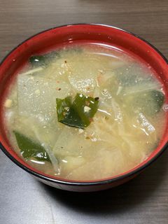 冬瓜の味噌汁-レシピのメイン写真