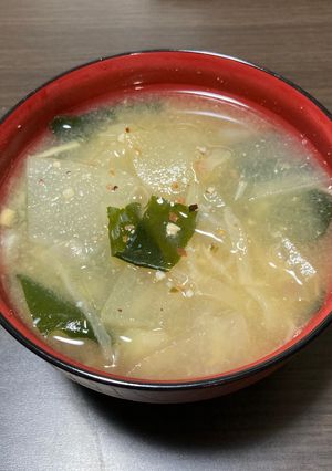 冬瓜の味噌汁-レシピのメイン写真