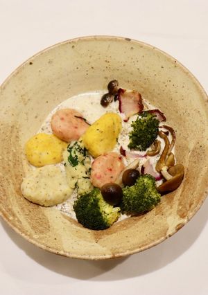 きのこと野菜の彩りニョッキ-レシピのメイン写真