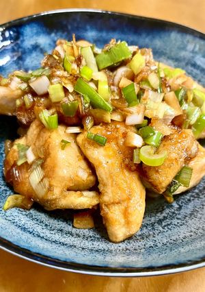 我が家の揚げな簡単！ムネ肉ヘルシー油淋鶏-レシピのメイン写真