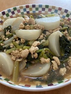 かぶのそぼろ煮-レシピのメイン写真