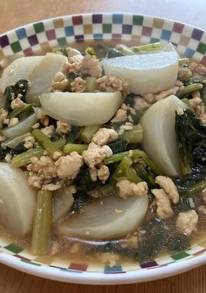 かぶのそぼろ煮-レシピのメイン写真