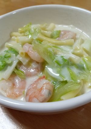 キャベツと海老のシチュー煮-レシピのメイン写真