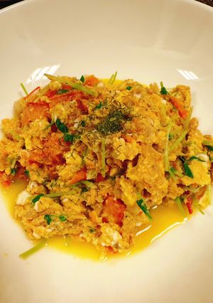 トマトとツナのスクランブルエッグ🥚-レシピのメイン写真