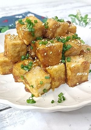 ニンニク香る厚揚げの焼肉のタレ炒め-レシピのメイン写真