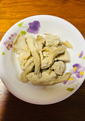 超ズボラ☆包丁無しで高野豆腐ときのこの煮物-レシピのメイン写真