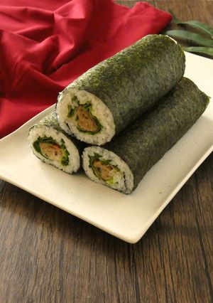 ギョウザの恵方巻き-レシピのメイン写真