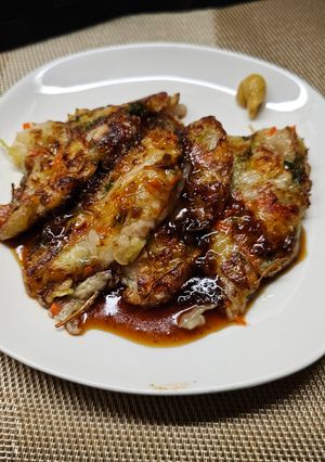 えのきと白菜のカリモチ焼き-レシピのメイン写真