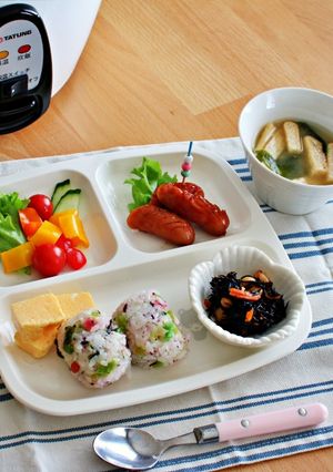 ＼大同電鍋レシピ／アスリートキッズ弁当-レシピのメイン写真