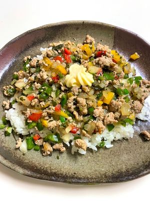 豚ひき肉でガパオライス❣️絶対うまいやつぅ〜-レシピのメイン写真