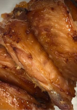 鳥手羽中のオーブン焼き（メープル醤油味）-レシピのメイン写真
