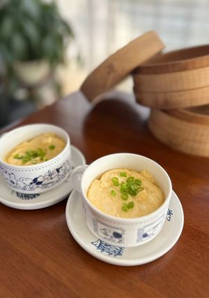 蒸篭で簡単　卵豆腐-レシピのメイン写真