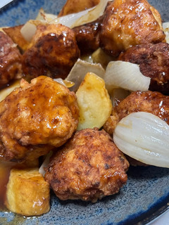 鶏団子の甘酢あんかけ-レシピのメイン写真