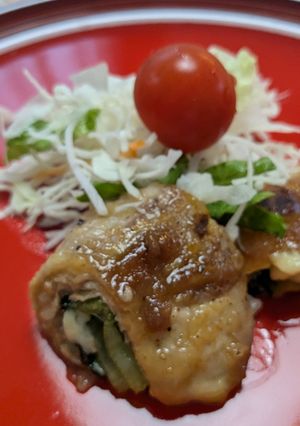 豚肉の小松菜チーズロール-レシピのメイン写真
