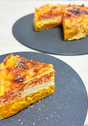 カボチャとクリームチーズのキッシュ-レシピのメイン写真