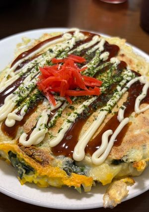 モロヘイヤお好み焼き-レシピのメイン写真