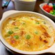 チーズがとろけるしお豆のクリームグラタン
